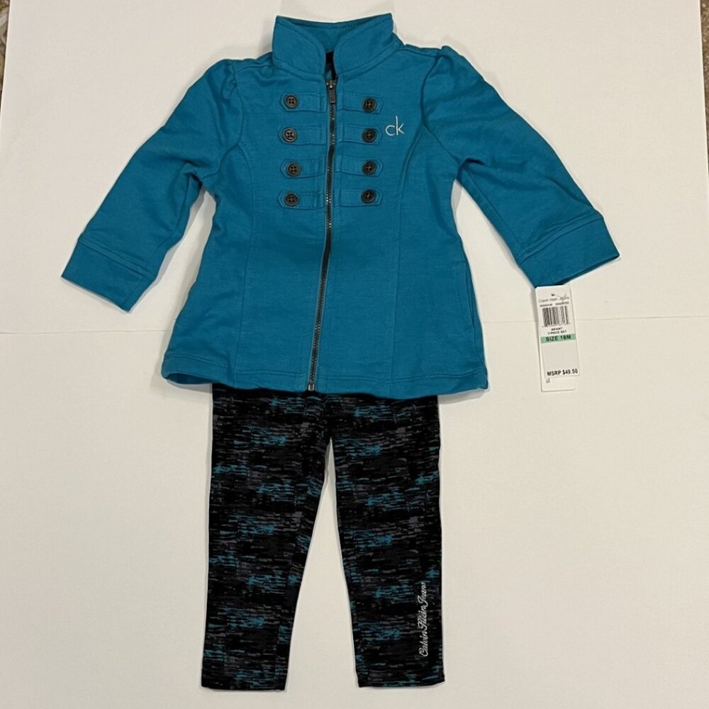 Girl Baby Calvin Klein 18M Long Sleeve Set